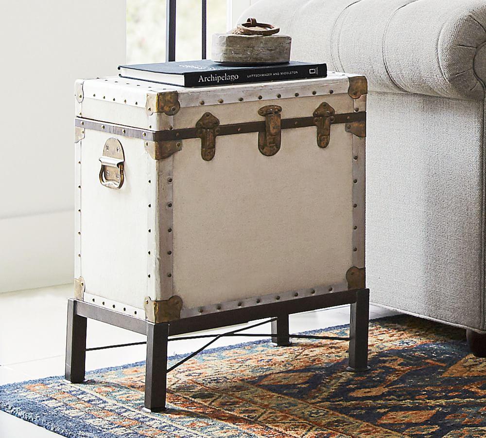 Pottery barn trunk bar deals